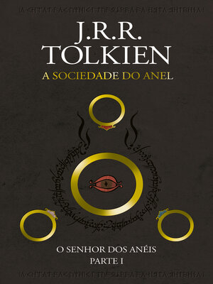cover image of O Senhor dos Anéis: a Sociedade do Anel